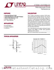 LT1034 datasheet pdf Linear Technology