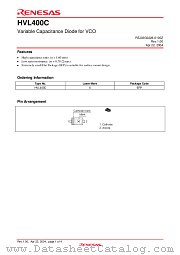 HVL400C datasheet pdf Renesas