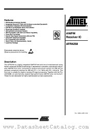 ATR4258 datasheet pdf Atmel