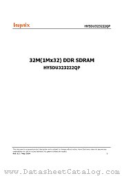 HY5DU323222Q(P)-5 datasheet pdf Hynix Semiconductor