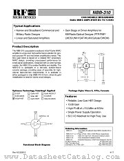 NBB-310 datasheet pdf RF Micro Devices