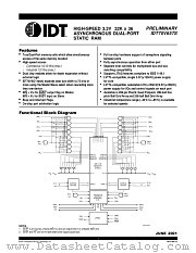 IDT70V657S12BFI datasheet pdf IDT