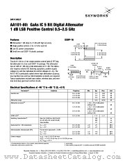 AA101-80 datasheet pdf Skyworks Solutions
