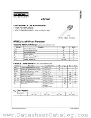 KSC900LBU datasheet pdf Fairchild Semiconductor