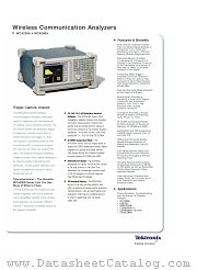 WCA280A datasheet pdf Tektronix