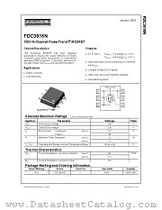 FDC3616N datasheet pdf Fairchild Semiconductor