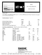 PN3565 datasheet pdf Central Semiconductor