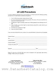MT3700P-UV datasheet pdf Marktech Optoelectronics