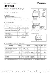 XP05534 datasheet pdf Panasonic