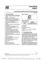 V600AT datasheet pdf ST Microelectronics