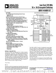 AD8115-EVAL datasheet pdf Analog Devices