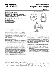 AD532JD/+ datasheet pdf Analog Devices