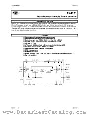 AK4121 datasheet pdf AKM