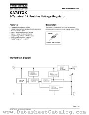 KA78T15TU datasheet pdf Fairchild Semiconductor