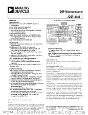 ADSP-2185BST-115 datasheet pdf Analog Devices