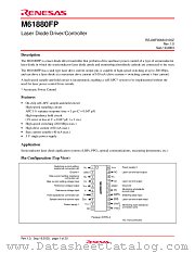 M61880FP datasheet pdf Renesas