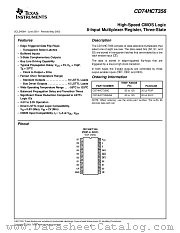 CD74HCT356M96 datasheet pdf Texas Instruments