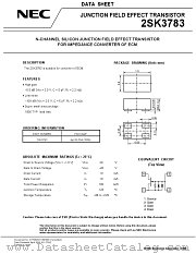 2SK3783 datasheet pdf NEC