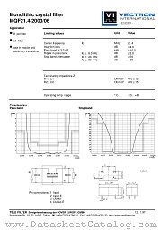 MQF21.4-2000/06 datasheet pdf Vectron