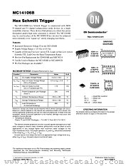 MC14106BDR2 datasheet pdf ON Semiconductor