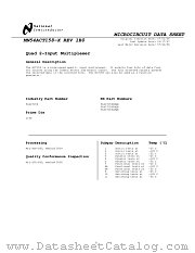 5962-8875501FA(54ACT158FMQB) datasheet pdf National Semiconductor
