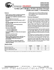 CY7C1475V33-100BGC datasheet pdf Cypress