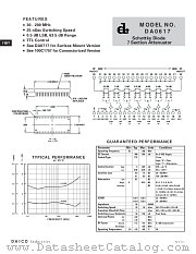 DA0617 datasheet pdf DAICO Industries