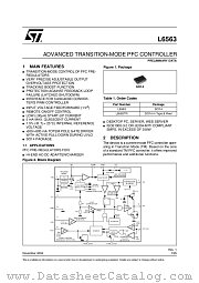 E-L6563TR datasheet pdf ST Microelectronics