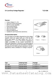 TLE 4290 datasheet pdf Infineon