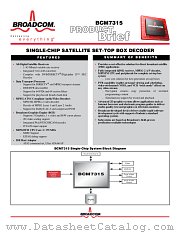 BCM7315 datasheet pdf Broadcom