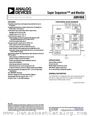 ADM1068 datasheet pdf Analog Devices