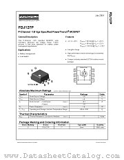 FDJ127P datasheet pdf Fairchild Semiconductor