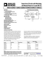 ADM6316DZ26ARJ-RL7 datasheet pdf Analog Devices