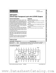 DM74AS373N datasheet pdf Fairchild Semiconductor