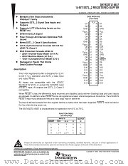 SN74SSTL16857 datasheet pdf Texas Instruments