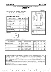 MT3S31T datasheet pdf TOSHIBA