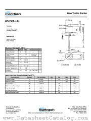 MT4730P-UBL datasheet pdf Marktech Optoelectronics