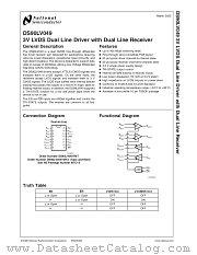 DS90LV049 datasheet pdf National Semiconductor