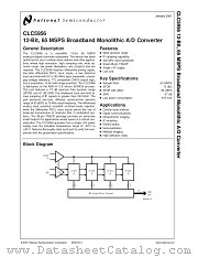 CLC5902VLA datasheet pdf National Semiconductor