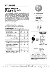 MTP33N10E datasheet pdf ON Semiconductor