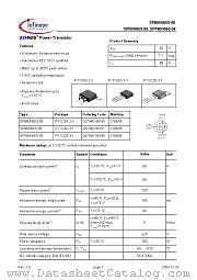 SPP80N06S-08 datasheet pdf Infineon