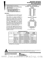 SN74AHC367DBR datasheet pdf Texas Instruments