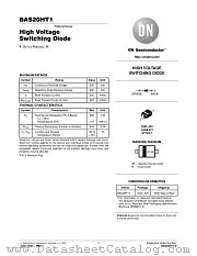BAS20HT1 datasheet pdf ON Semiconductor