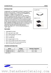 S1M8657 datasheet pdf Samsung Electronic