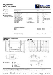 QF21.4-20000/06 datasheet pdf Vectron