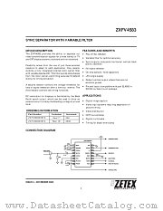 ZXFV4583 datasheet pdf Zetex Semiconductors
