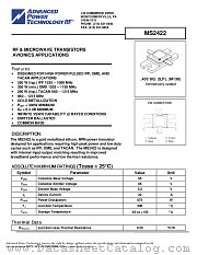 MS2422 datasheet pdf Advanced Power Technology