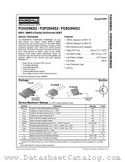 FGB20N6S2T datasheet pdf Fairchild Semiconductor