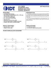 IDT74ALVC125PG8 datasheet pdf IDT