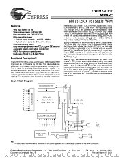 CY62157DV20L-55BVI datasheet pdf Cypress